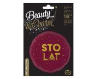 Opakowanie Balon foliowy Sto Lat bordowy