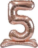 Opakowanie Balon foliowy stojący różowe złoto 5 90cm
