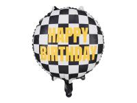 Opakowanie Balon foliowy Szachownica Happy Birthday, 45cm
