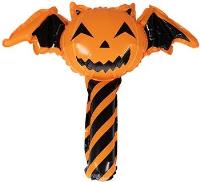 Opakowanie Balon foliowy z uchwytem - skrzydlata dynia