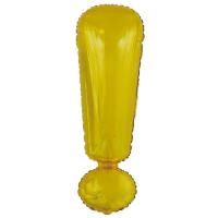 Opakowanie Balon foliowy znak ! złoty 28x86cm