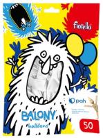 Balon Metal 12'' biały perłowy 50szt FIORELLO. Wydawca: Fiorello. SmakLiter.pl Opakowanie Balon Metal 12'' biały perłowy 50szt FIORELLO