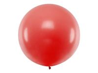 Opakowanie Balon okrągły Pastel Red 1m