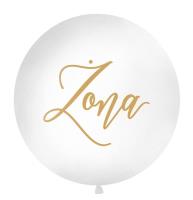 Opakowanie Balon Żona biały 1m