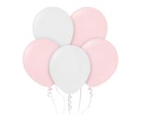 Opakowanie Balony B&C pastelowe różowe i białe 50szt
