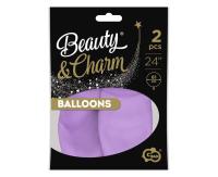 Opakowanie Balony Beauty&Charm makaronowe lawenda 61cm 2szt