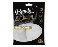 Opakowanie Balony Beauty&Charm pastelowe białe 2szt