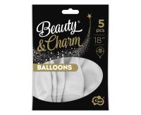 Opakowanie Balony Beauty&Charm pastelowe białe 5szt