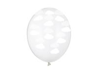 Opakowanie Balony Chmurki Crystal Clear 30cm 6szt