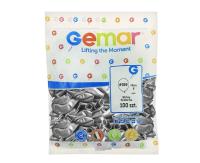 Opakowanie Balony chromowane srebrne 13cm 100szt