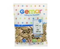 Opakowanie Balony chromowane złote 13cm 100szt