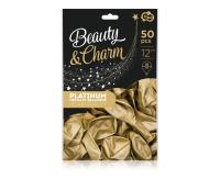 Opakowanie Balony chromowane złote 30cm 50szt