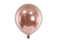 Opakowanie Balony Glossy różowe złoto 12cm 50szt