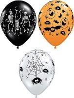 Opakowanie Balony Halloween 3 kolory pastel 30cm 25szt