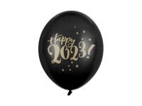 Opakowanie Balony Happy 2023! Pastel Black 30cm 50szt