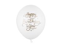 Opakowanie Balony Happy Birthday Pure White 30cm 50szt