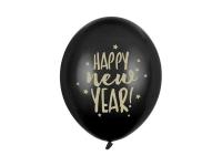 Opakowanie Balony Happy New Year Pastel Black 30cm 50szt