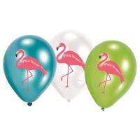 Balony lateksowe Flamingi 27,5cm 6szt. Wydawca: AMSCAN. SmakLiter.pl Opakowanie Balony lateksowe Flamingi 27,5cm 6szt