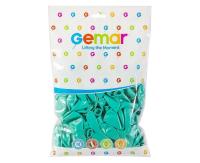 Opakowanie Balony makaroniki turkusowo-zielone 30cm 100szt