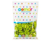 Opakowanie Balony metaliczne pistacjowe 25cm 100szt.