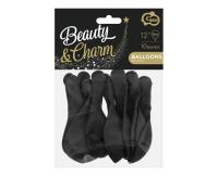 Opakowanie Balony pastelowe Beauty&Charm czarne 30cm 10szt