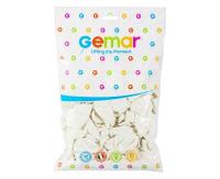 Opakowanie Balony pastelowe białe 25cm 100szt