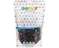 Opakowanie Balony pastelowe czarne 33cm 50szt