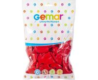 Opakowanie Balony pastelowe czerwone 21cm 100szt