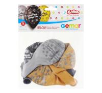 Opakowanie Balony Premium Szczęśliwego Nowego Roku 30cm 6szt