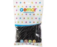 Opakowanie Balony Rurki włoskie czarne 100szt