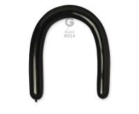 Opakowanie Balony rurki włoskie czarne 50szt