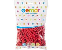 Opakowanie Balony rurki włoskie czerwone 5cm 100szt