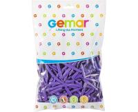 Opakowanie Balony Rurki włoskie fioletowe 100szt