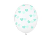 Opakowanie Balony Serduszka Crystal Clear 30cm 6szt