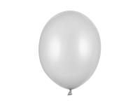 Opakowanie Balony Strong Metallic Silver Snow 30cm 50szt