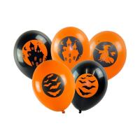 Opakowanie Balony z halloweenowym nadrukiem 5szt