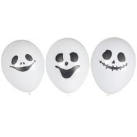 Opakowanie Balony z halloweenowym nadrukiem - duszki 6szt