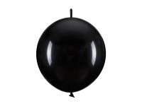 Opakowanie Balony z łącznikiem czarny 33cm 20szt