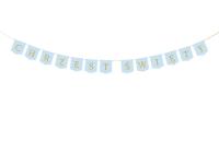 Opakowanie Baner Chrzest Święty jasny niebieski 2m