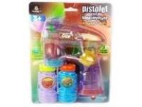 Bańki mydlane pistolet światło. Wydawca: Czapska. SmakLiter.pl Opakowanie Bańki mydlane pistolet światło