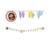Banner Gabby's Dollhouse - Happy Birthday. Wydawca: GODAN. SmakLiter.pl Opakowanie Banner Gabby's Dollhouse - Happy Birthday