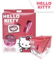 Bansoleteki z zawieszkami Hello Kitty 21 elementów HK50090. Wydawca: Kids Euroswan. SmakLiter.pl Opakowanie Bansoleteki z zawieszkami Hello Kitty 21 elementów HK50090