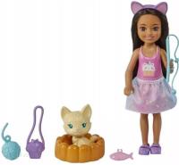Opakowanie Barbie Chelsea lalka + zwierzątko HGT09