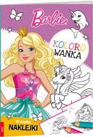 Okładka książki Barbie dreamtopia Kolorowanka KOLX-1401