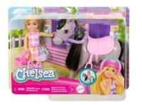 Opakowanie Barbie Fashionistas Chelsea Lalka + kocyk HTK29