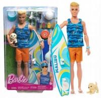 Opakowanie Barbie Fashionistas. Ken surfer + akcesoria HPT50