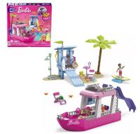 Opakowanie Barbie Mega Klocki Wymarzoną łódź Malibu HPN79