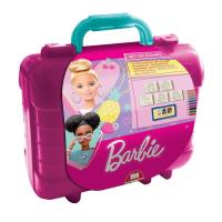 Barbie - Pieczątki w walizce. Wydawca: Multiprint. SmakLiter.pl Opakowanie Barbie - Pieczątki w walizce