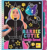 Barbie Sketch Book Cutie Scratch Reveal. Wydawca: Lisciani. SmakLiter.pl Opakowanie Barbie Sketch Book Cutie Scratch Reveal