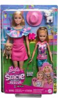 Barbie Stacie i Barbie 2-pak lalek HRM09. Wydawca: Mattel. SmakLiter.pl Opakowanie Barbie Stacie i Barbie 2-pak lalek HRM09